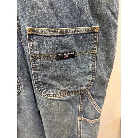 Vintage Ralph Lauren Polo Jeans Co. Womens Denim Overalls S